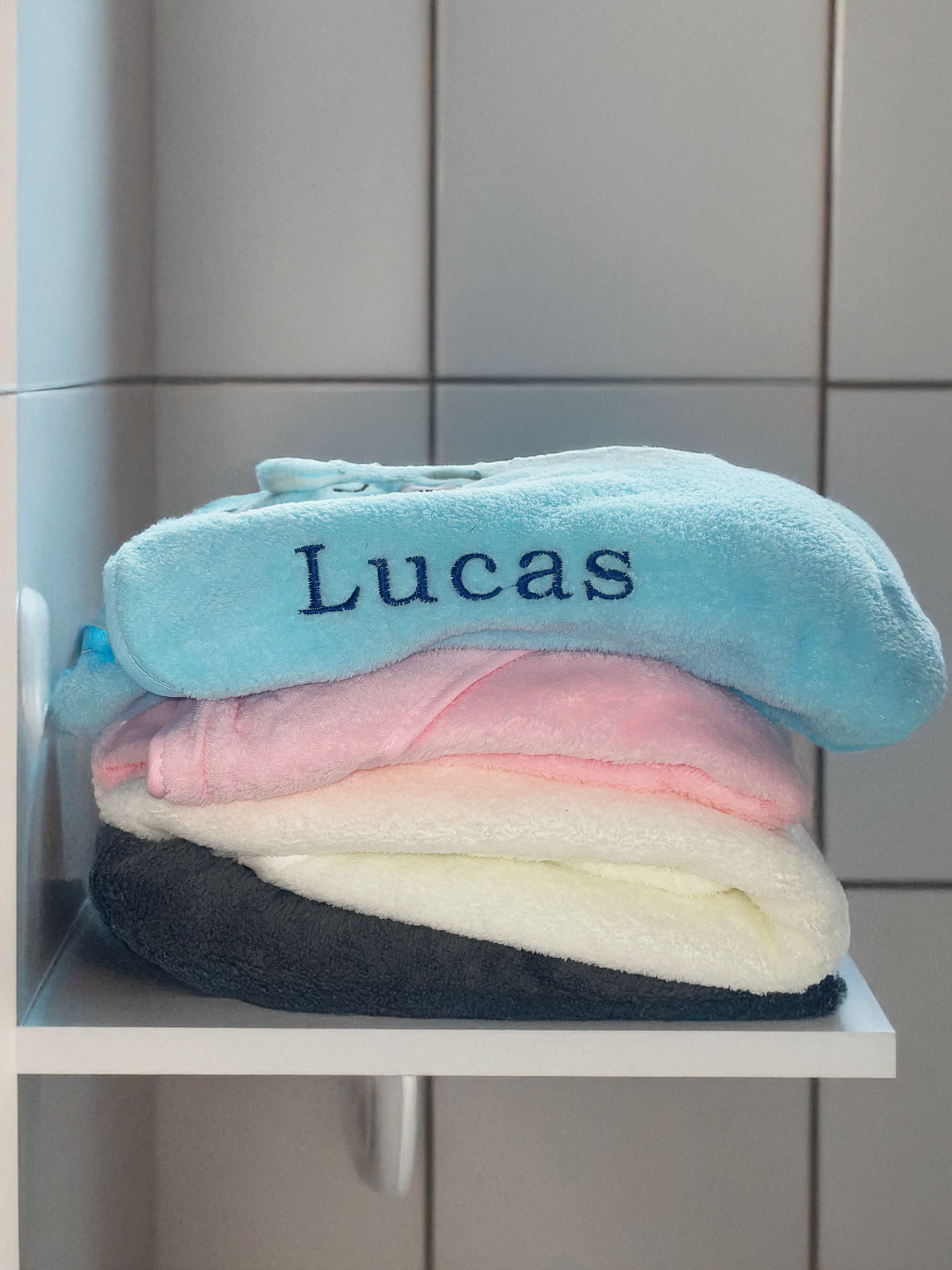 Personalised Animal Hooded Baby Towel