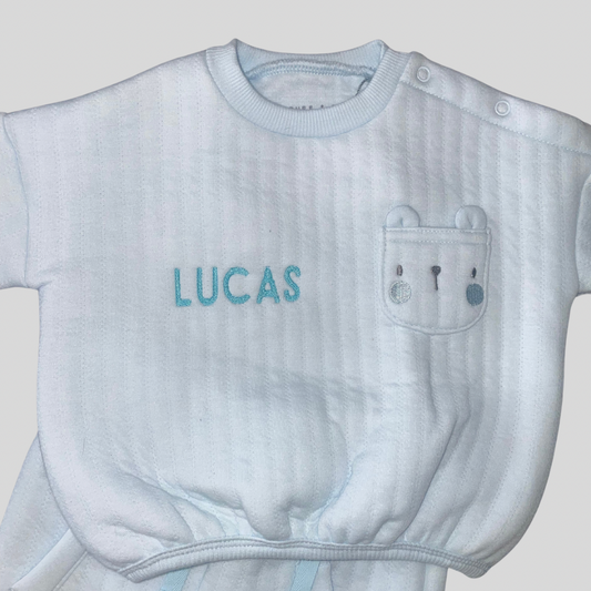Personalised Baby Blue Jogging Suit