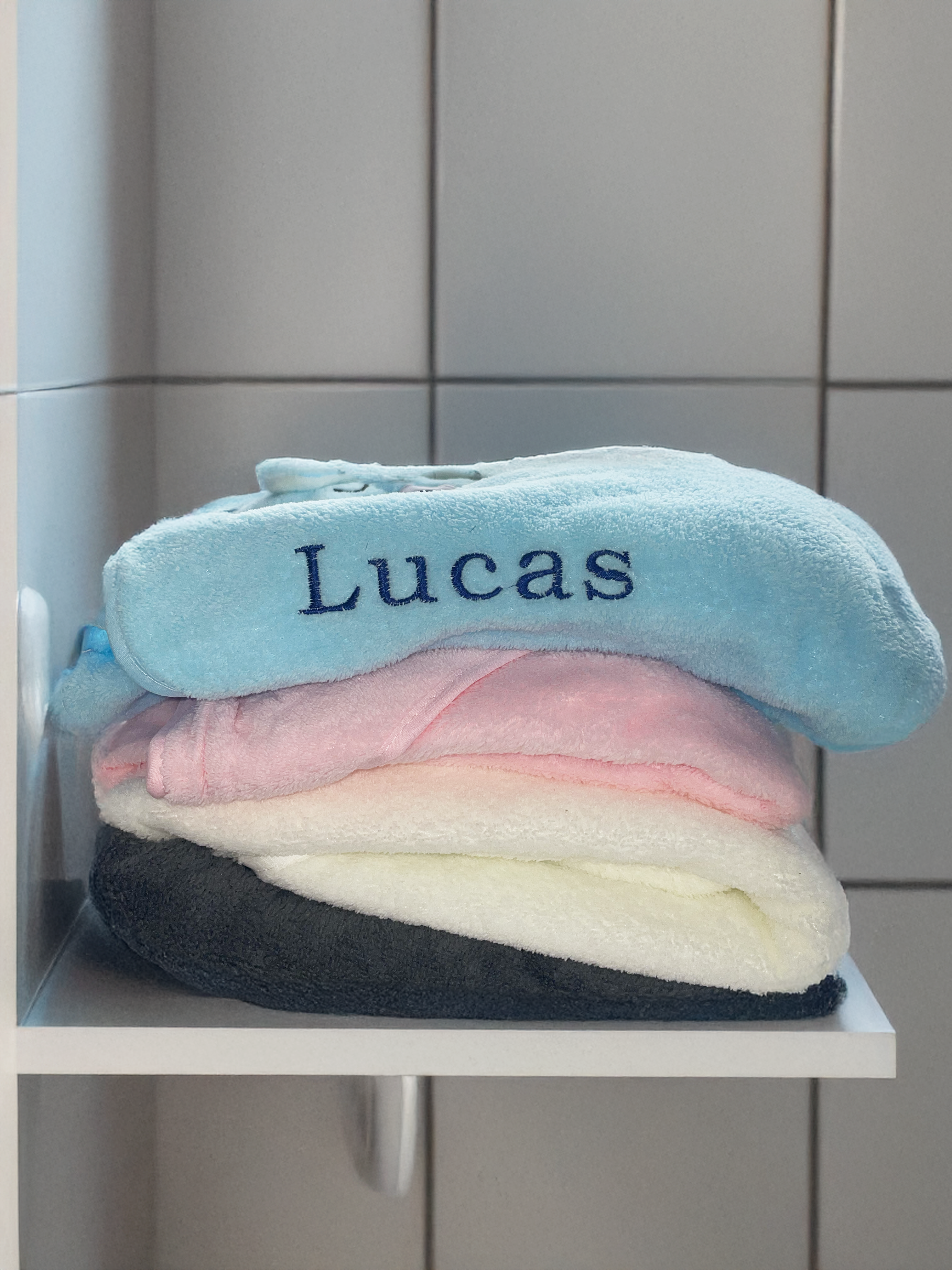 Personalised Animal Hooded Baby Towel