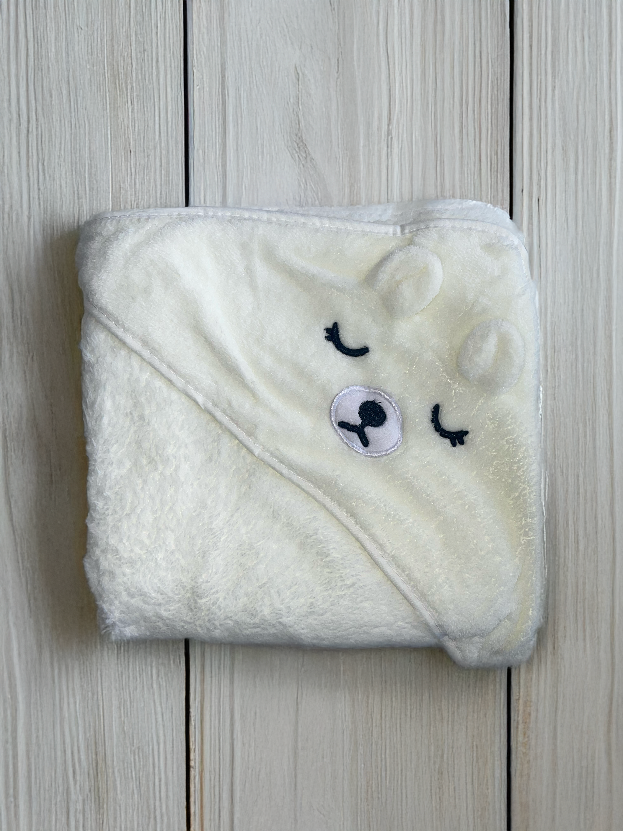 Personalised Animal Hooded Baby Towel