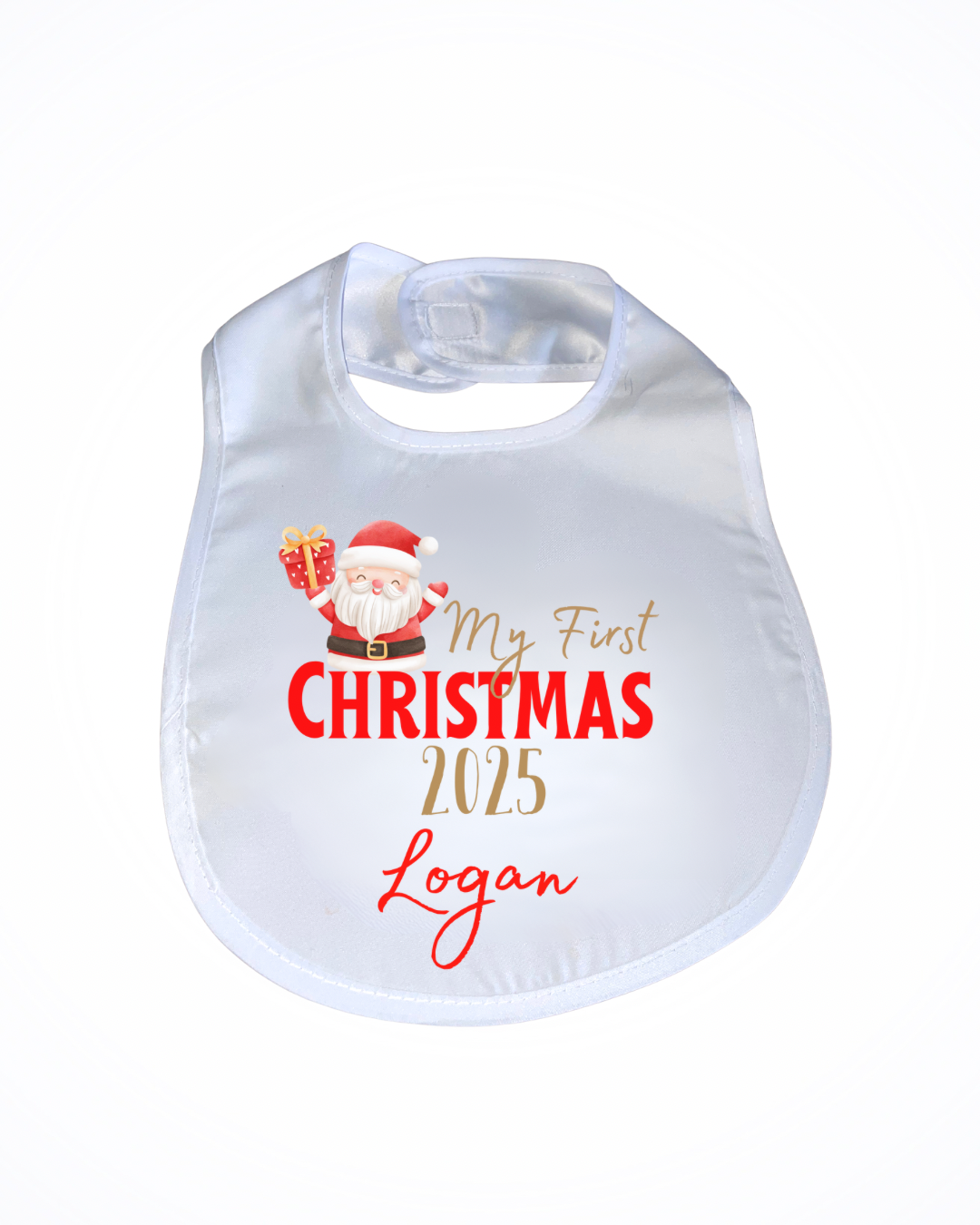 Personalised Santa Claus ‘My 1st Christmas’ Bib