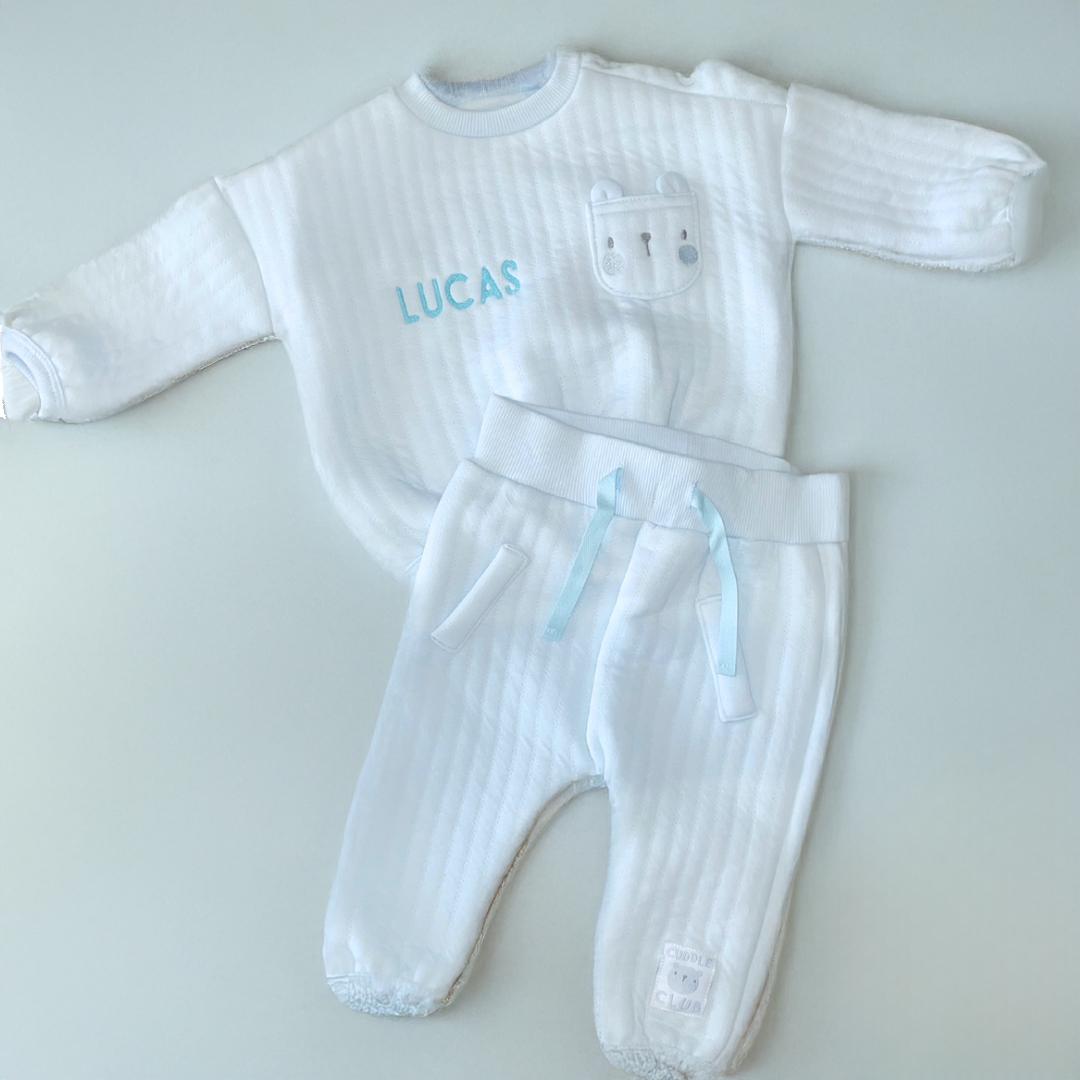 Personalised Baby Blue Jogging Suit
