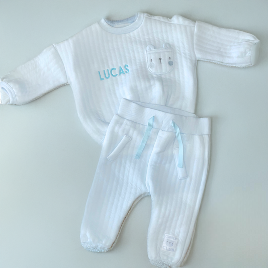 Personalised Baby Blue Jogging Suit