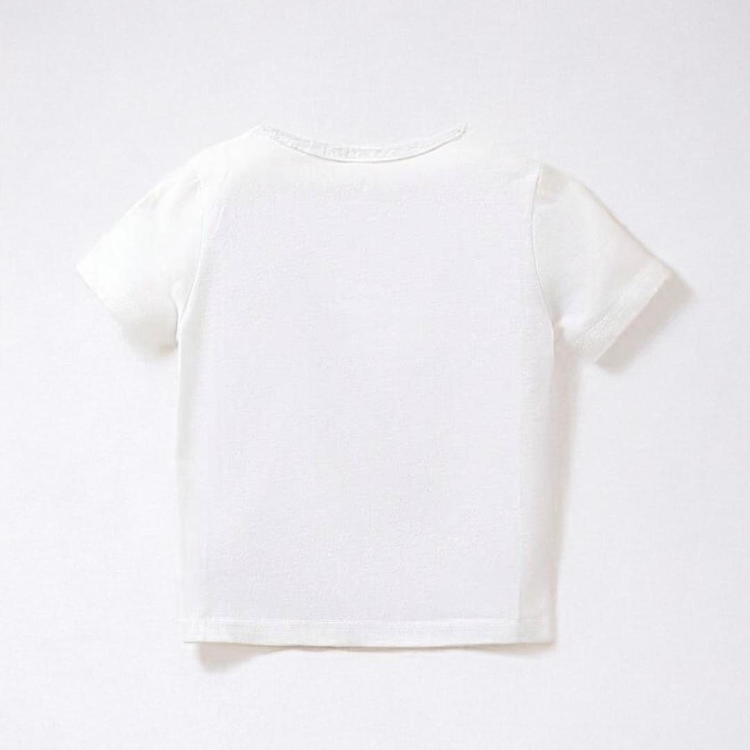 Personalised Blue ‘First Day at Nursery’ Print T-Shirt