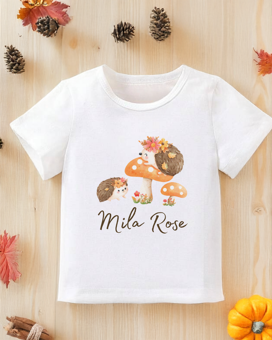 Personalised Autumn Scene Print T-Shirt